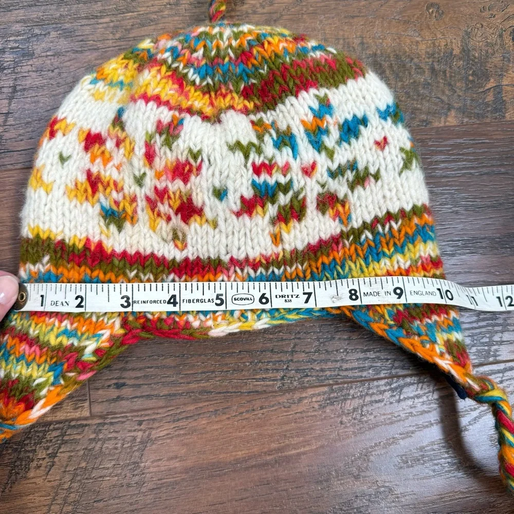 Women's Ski/Snowboard Multicolored / Snowflake Knit Print Beanie Hat
